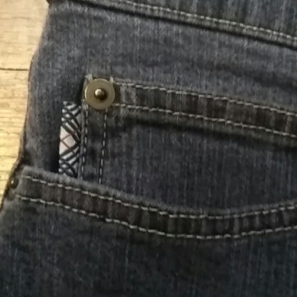 Pre-owned Burberrys Grey Flare Leg Jeans - Picture 3 of 8